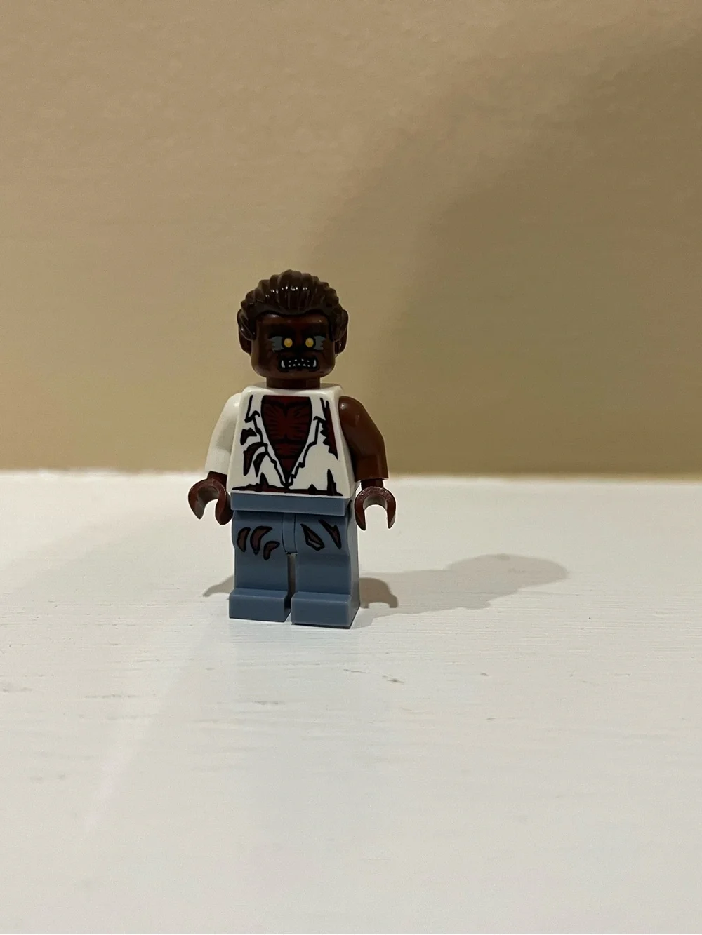 LEGO Minifigure Werewolf Horror Halloween Mystery Mini Action Figure Toy